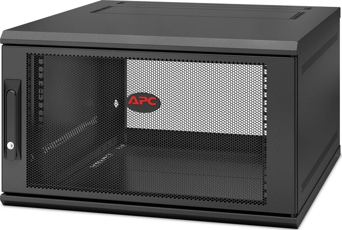 APC NetShelter WX 19" Wandgehäuse 6HE, Gitternetztür, schwarz, 600mm tief