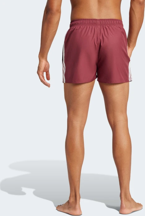 adidas 3-Streifen 3-Inch Badeshorts shadow red/white (Herren)