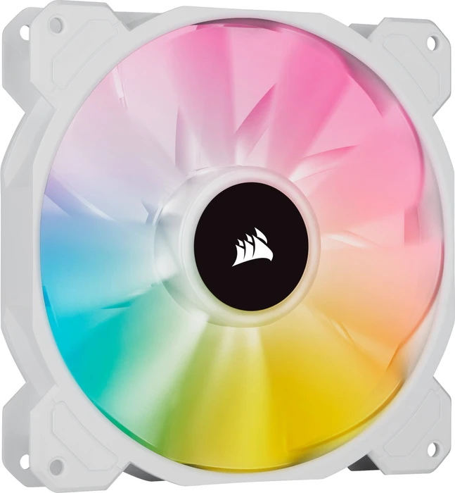 Corsair SP Series iCUE SP140 RGB Elite Dual Fan Kit, weiß, LED-Steuerung, 140mm, 2er-Pack