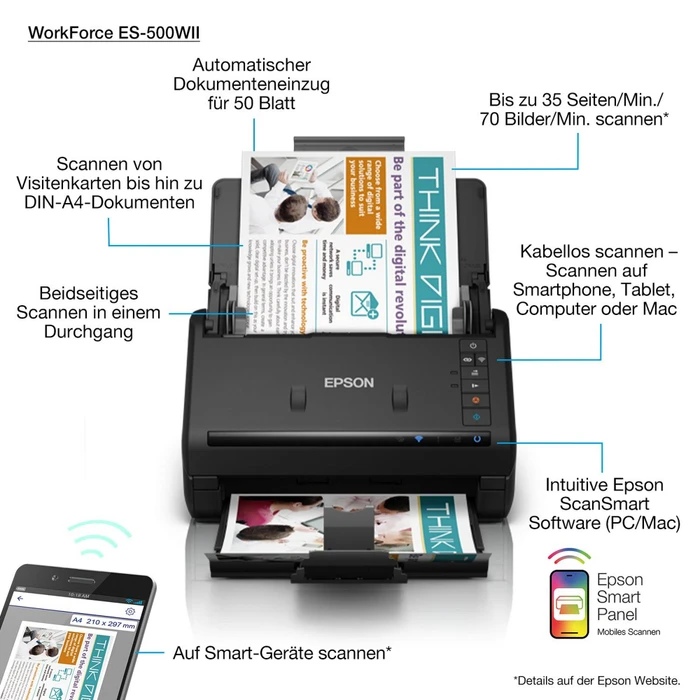 Epson WorkForce ES-500WII