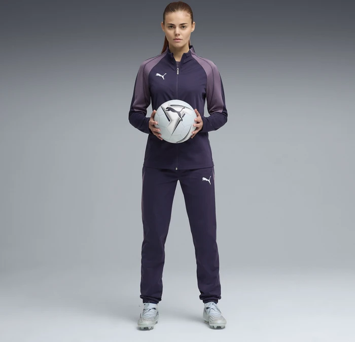 Puma individualRISE Trainingsanzug deep plum/icy blue/purple charcoal (Damen)