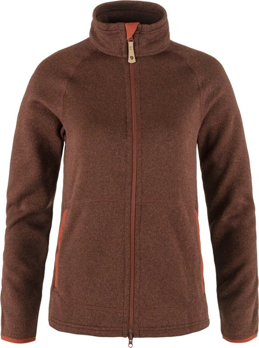 Fjällräven Övik Fleece Funktionsjacke autumn leaf (Damen)