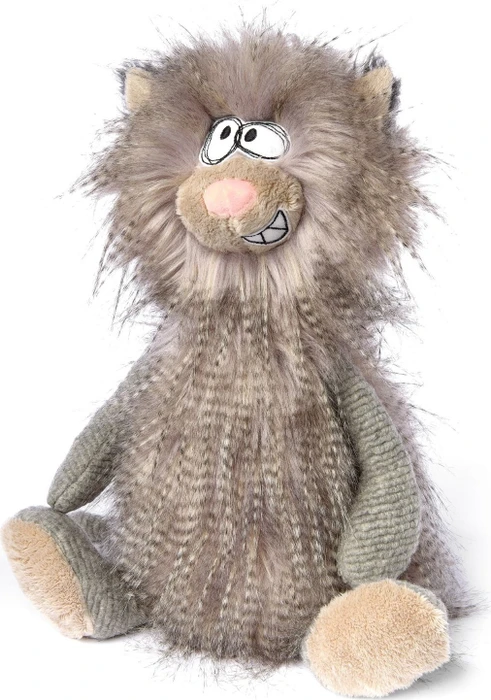 Sigikid Beaststown Kuscheltier Katze Kiez Monz 37cm grau