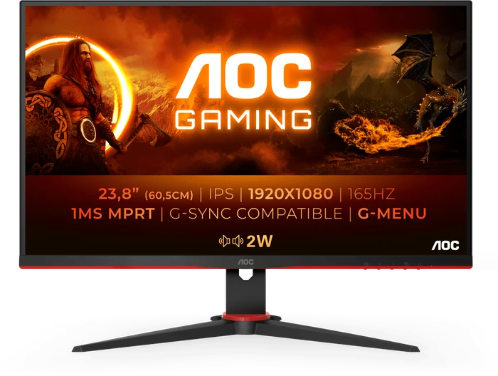 AOC 24G2SPU/BK, 23.8"