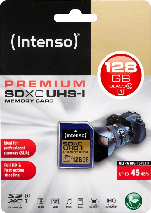 Intenso Premium R45 128GB, UHS-I U1, Class 10