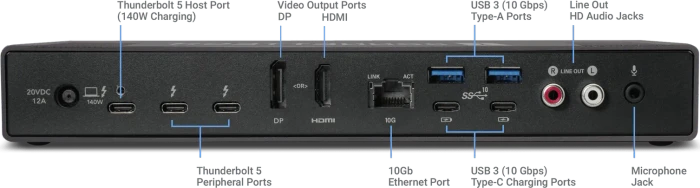 Sonnet Echo 21 Thunderbolt 5 SecureDock, Thunderbolt 5 [Buchse]