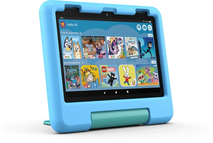Amazon Fire HD 8 KFRAPWI 2024, ohne Werbung, blau, 32GB, Kids Edition