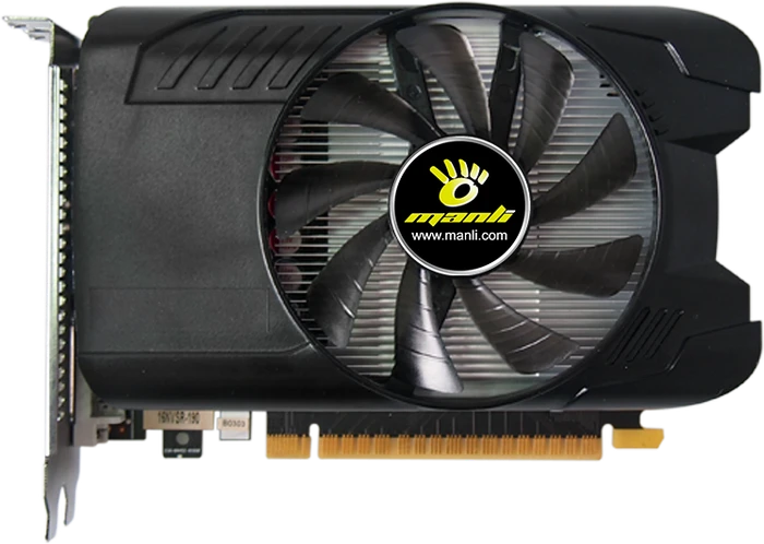 Manli GeForce GTX 1050 Ti, 4GB GDDR5, DVI, HDMI, DP