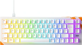 Cherry XTRFY K5 Pro TMR Compact, weiß/orange, MK Crystal Magnetic, USB, UK