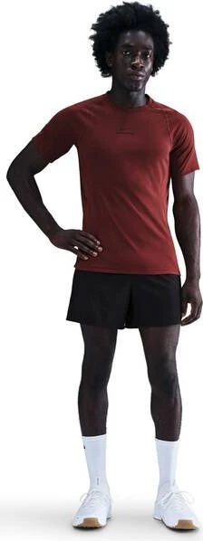 Nike Pro Training Dri-FIT Funktionsshirt kurzarm dark team red/black (Herren)