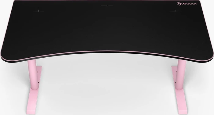 Arozzi Arena Gaming Desk Schreibtisch 160x82cm schwarz/pink