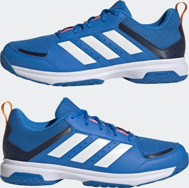 adidas Ligra 7 Indoor blue rush/cloud white/team navy (Herren)