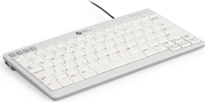 BakkerElkhuizen UltraBoard 950 V2 Standard Compact, weiß/grau, USB, DE