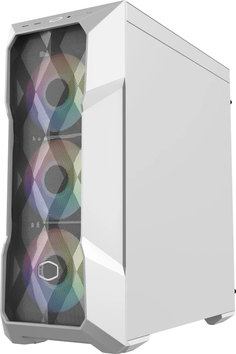 Cooler Master MasterBox TD500 Mesh V2, weiß, Glasfenster