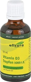 allcura Vitamin D3 1000 I.E. Tropfen, 50ml