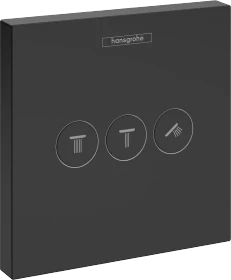 Hansgrohe ShowerSelect Ventil Unterputz für 3 Verbraucher mattschwarz