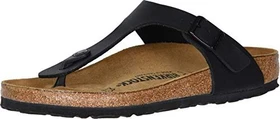 Birkenstock Gizeh Lack schwarz (Damen)