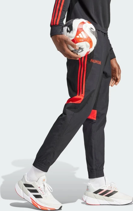 adidas Predator 30th Anniversary Woven Trainingshose lang schwarz/rot (Herren)