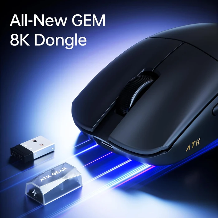 ATK Blazing Sky F1 V2 Ultimate 8K Wireless, schwarz, USB