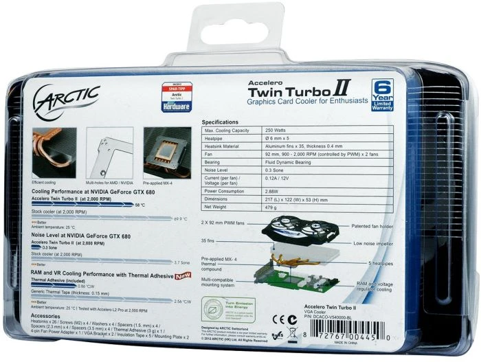 ARCTIC Accelero Twin Turbo II