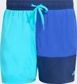adidas Colorblock 5 Inch Badeshorts lucid cyan/semi lucid blue (Herren)