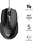 Trust Voca Comfort Mouse schwarz, USB Vorschaubild