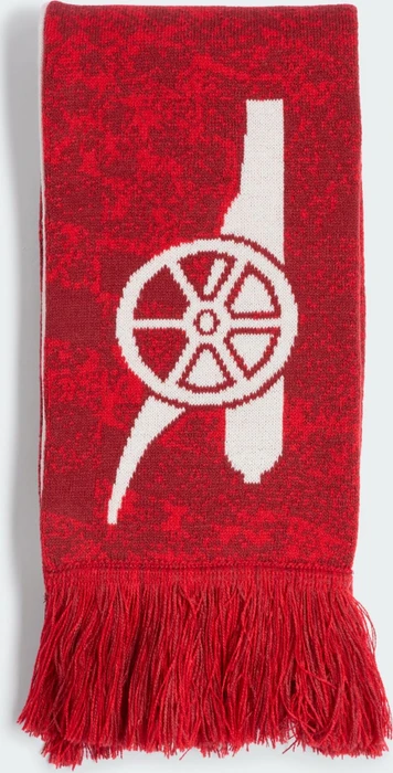 adidas FC Arsenal 2026/2027 Fanschal white/better scarlet/team coll burgundy 2