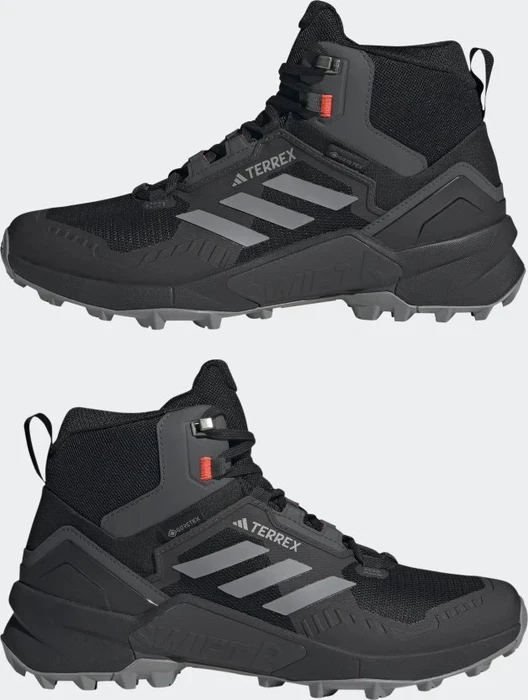 adidas Terrex Swift R3 Mid GTX core black/grey three/solar red (Herren)