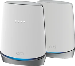 Netgear Orbi Wi-Fi 6 DOCSIS 3.1 CBK752, AX4200, Router/Modem und Repeater Set, 2er-Bundle (CBK752-100EUS / CBK752-100UKS)