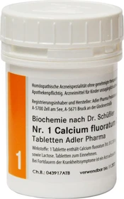 Adler Schüßler Salz Nr. 1 Calcium fluoratum Tabletten, 500g