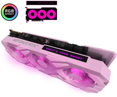 KFA2 GeForce RTX 3090 EX Gamer Pink (1-Click OC), 24GB GDDR6X, HDMI, 3x DP