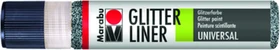 Marabu Glitter-Liner, glittergraphit, 25ml