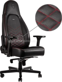 noblechairs Icon Gamingstuhl, schwarz/rot