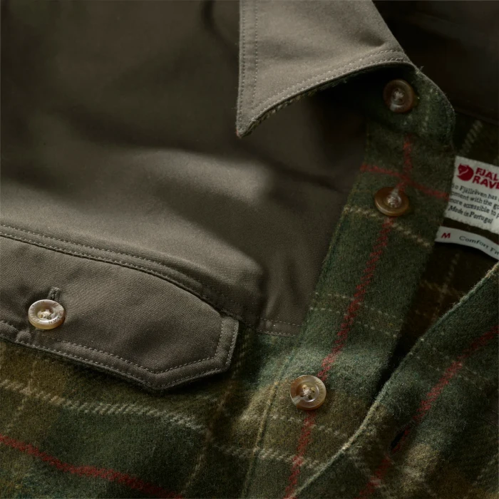 Fjällräven Granit Hemd langarm grün (Herren)