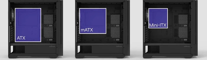 Zalman Z10 DS, schwarz, Display, Glasfenster