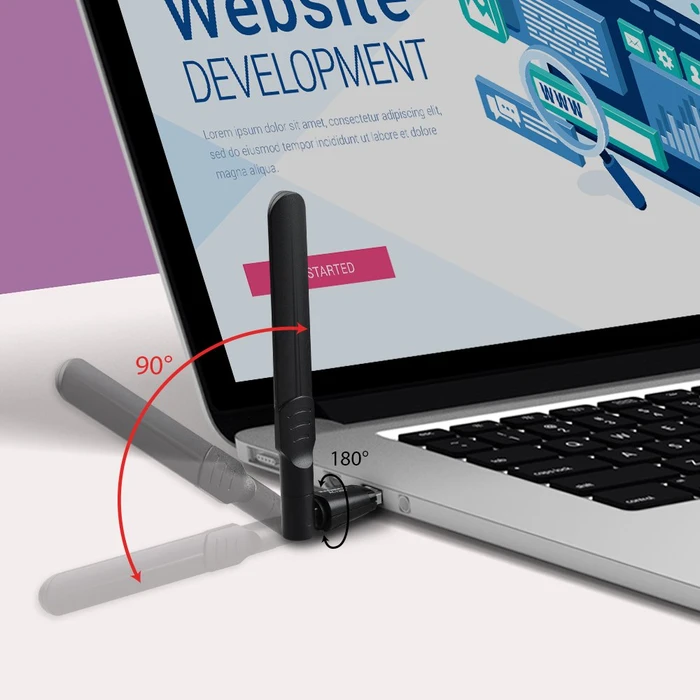 Edimax EW-7822UAD, 2.4GHz/5GHz WLAN, USB-A 3.0 [Stecker]