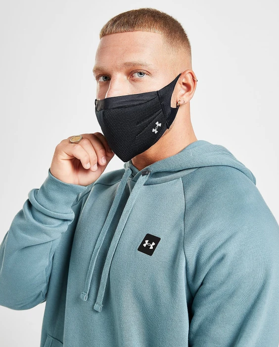 Under Armour Sportsmask Mundschutzmaske waschbar S/M schwarz, 1 Stück