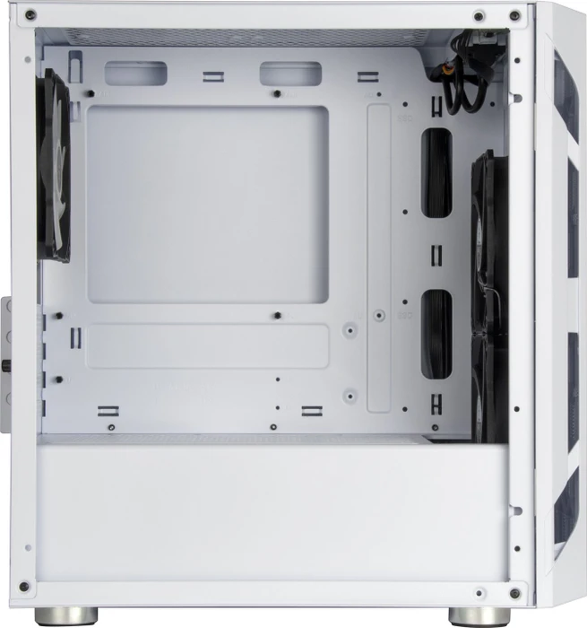 SilverStone Fara H1M Pro, weiß, Glasfenster