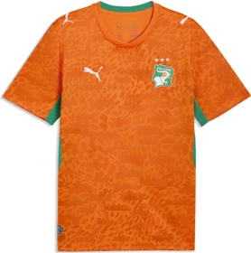 Puma FIFA WM 2026 Elfenbeinküste Heimtrikot kurzarm rickie orange/sport green (Herren)