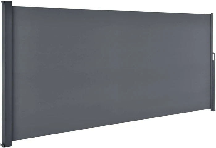 Juskys Dubai Seitenmarkise 500x180cm grau