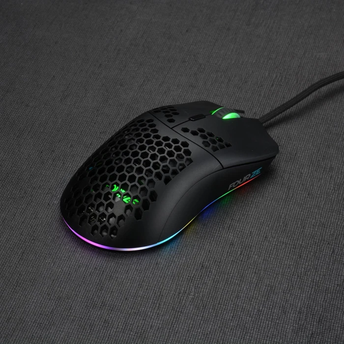 FourZE GM800 Gaming Mouse schwarz, USB