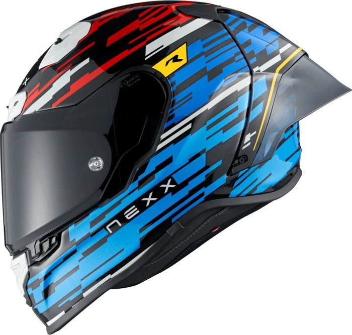 Nexx X.R3R Glitch Racer blau/rot