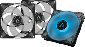 ARCTIC P14 PWM PST RGB 0dB schwarz, 140mm, 3er-Pack