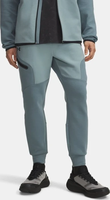 Under Armour Unstoppable Fleece Trainingshose lang jasper blue/serpentine/black (Herren)