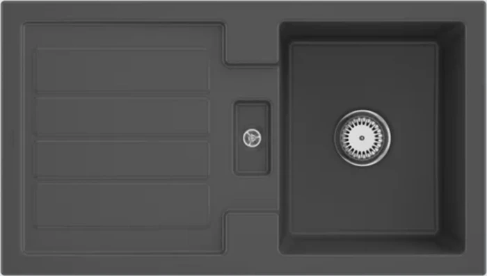 Villeroy & Boch Flavia 50 Einbau Becken reversibel graphite