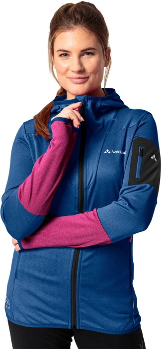 Vaude Monviso Fleece Hooded Funktionsjacke royal (Damen)