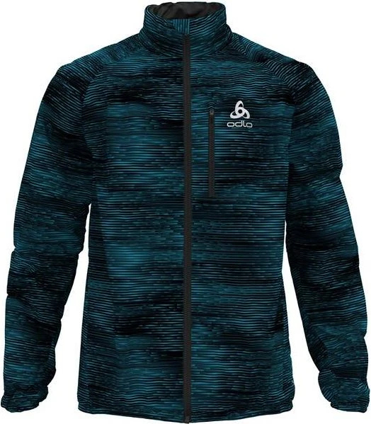 Odlo Zeroweight AOP Funktionsjacke horizon blue/graphic ss21 (Herren)