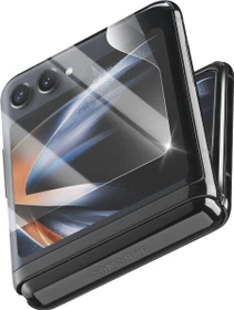 Cellularline 2x Displayschutzfolien für Außendisplay für Samsung Galaxy Z Flip 5