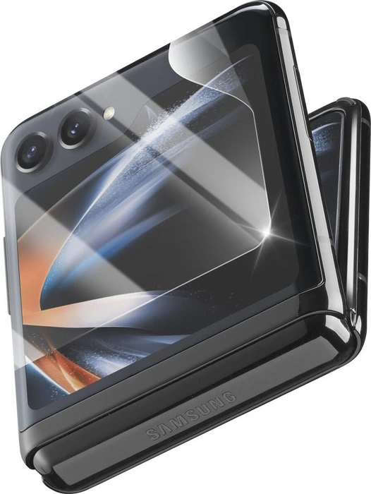 Cellularline 2x Displayschutzfolien für Außendisplay für Samsung Galaxy Z Flip 5