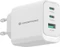 Conceptronic 3-Port 65W GaN USB-PD-Ladegerät weiß Vorschaubild